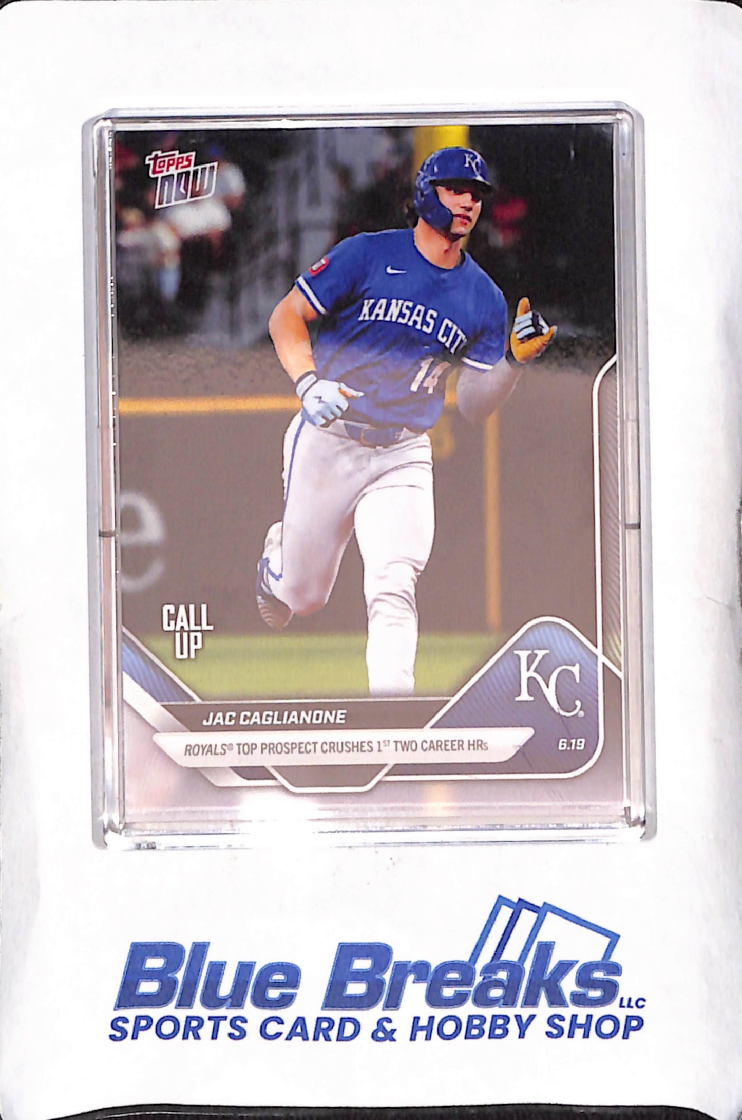 2025 Topps Now - Jac Cagianono - Call Up 6/19/2025 - Set of 5 - Kansas City Royals - Baseball - #320