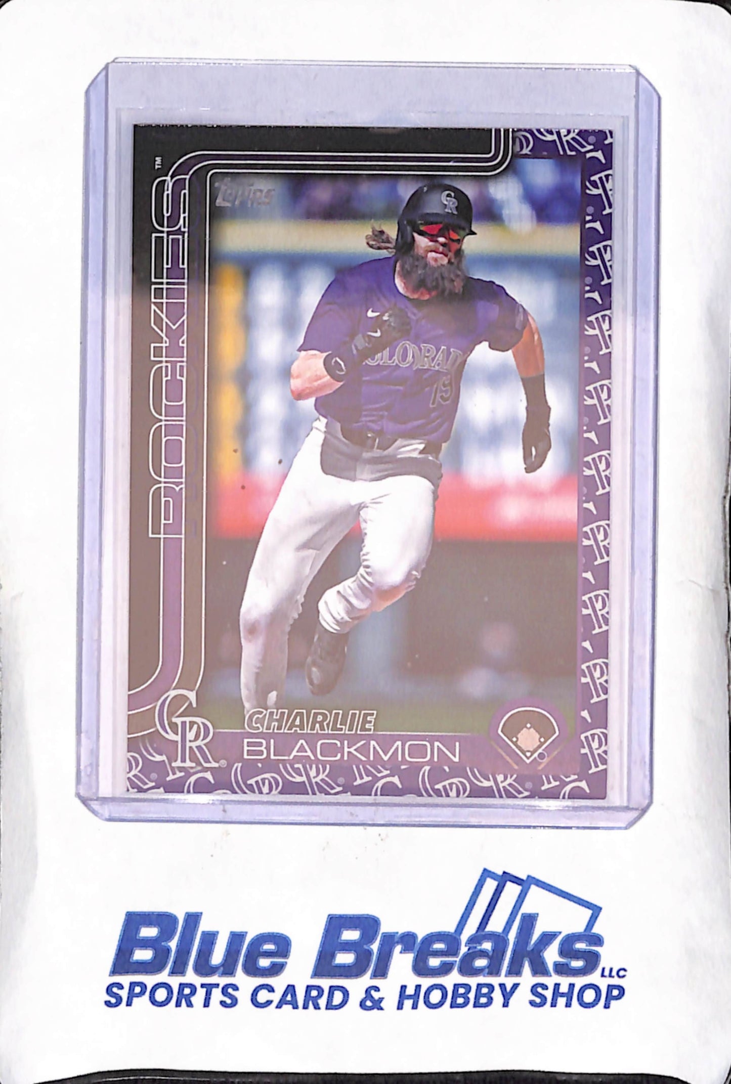 2025 Topps Series One - Charlie Blackmon - Team Logo - Colorado Rockies - Baseball - #311