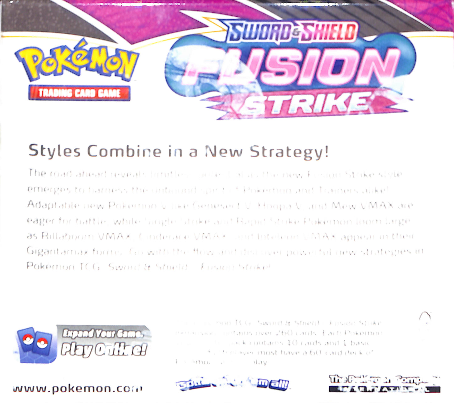 Pokemon - Sword & Shield Fusion Strike Booster Box - Sealed Wax