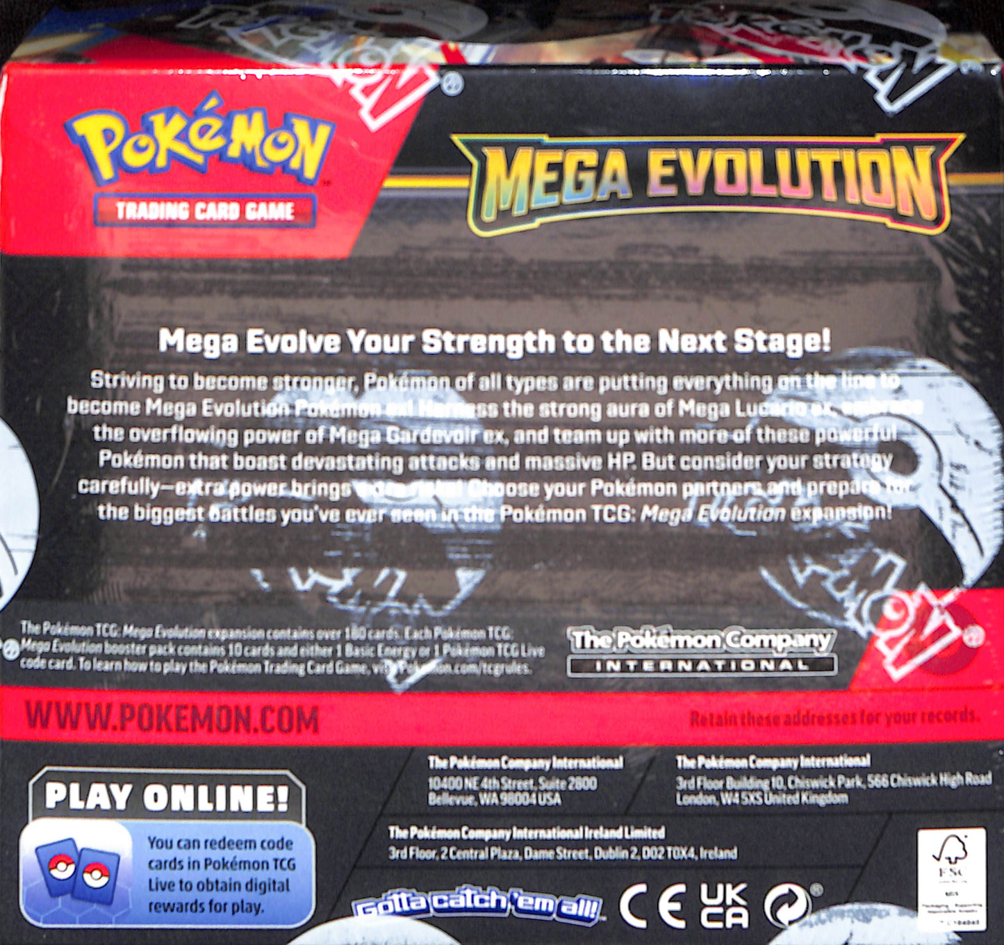2025 Pokemon - Mega Evolution Enhanced Booster Box - Sealed Wax