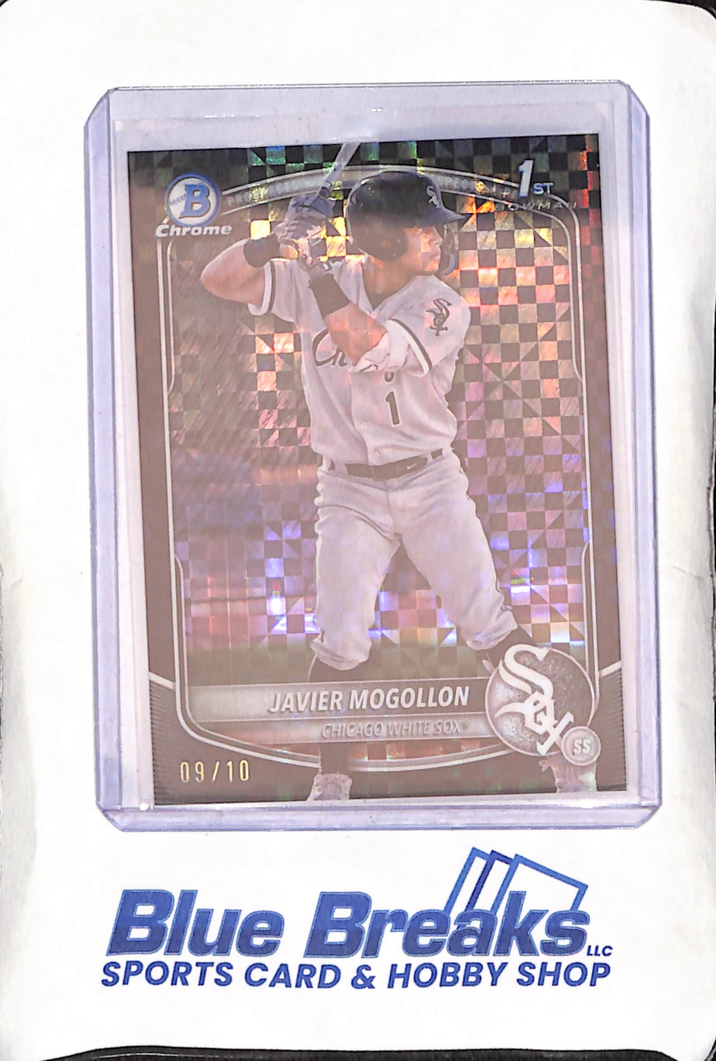2025 Bowman Chrome - Javier Mogollon - 9/10 - Xfractor - 1st Bowman - Chicago White Sox - Baseball - #BCP-68