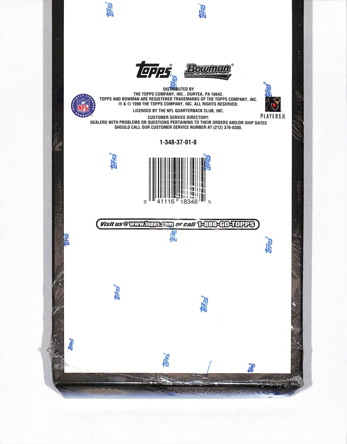 1998 Bowman NFL Football Cards - Sealed Wax