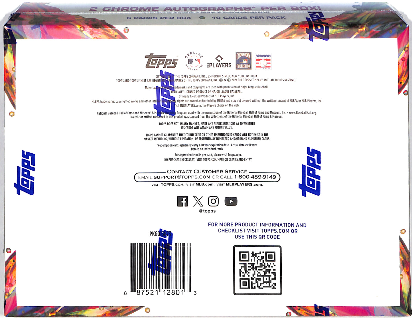 2024 Topps Finest - Baseball - Hobby Box - Sealed Wax