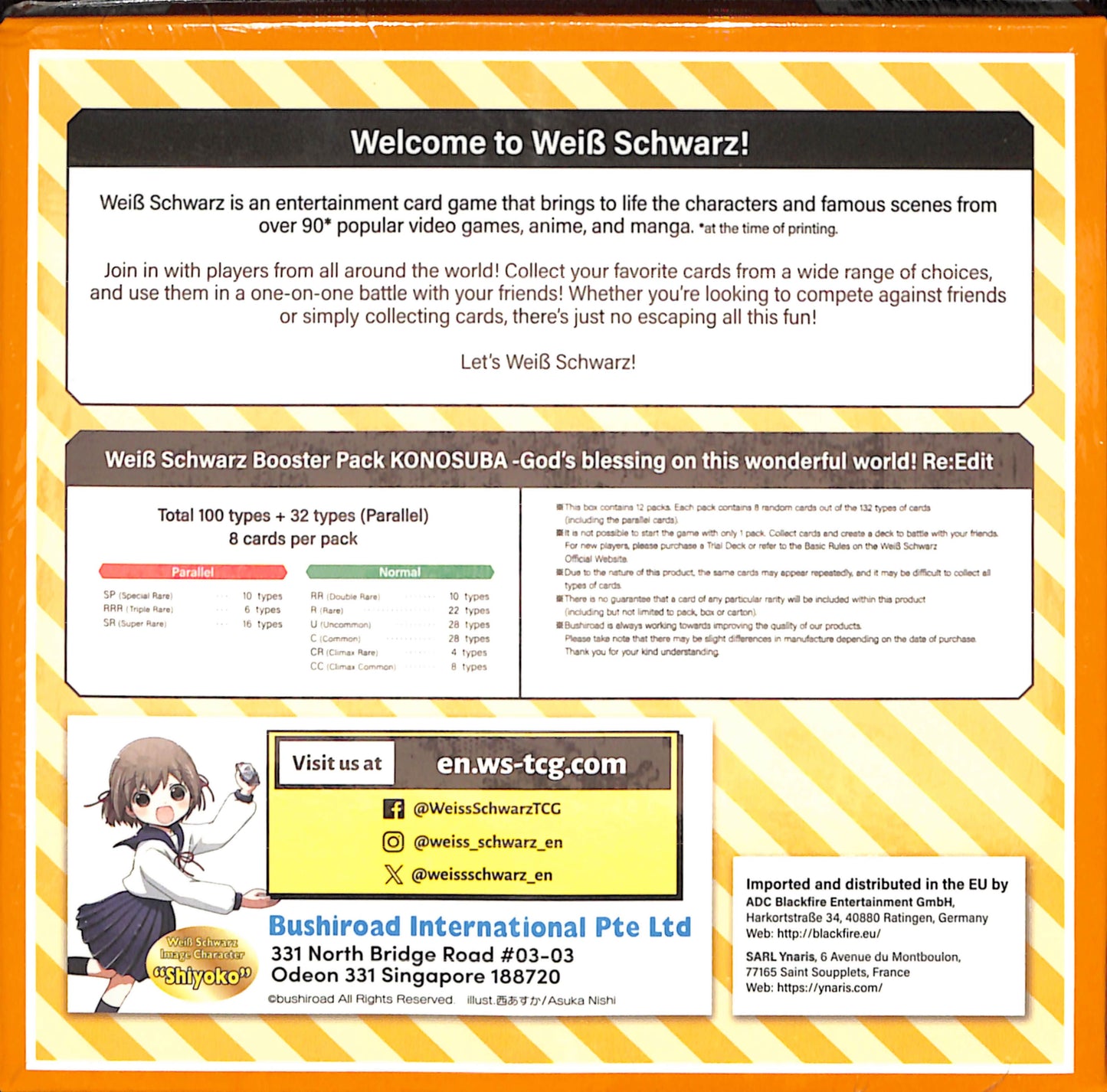 2025 Weiss Schwarz - Konosuba!2 - English 1st Edition - Sealed Wax