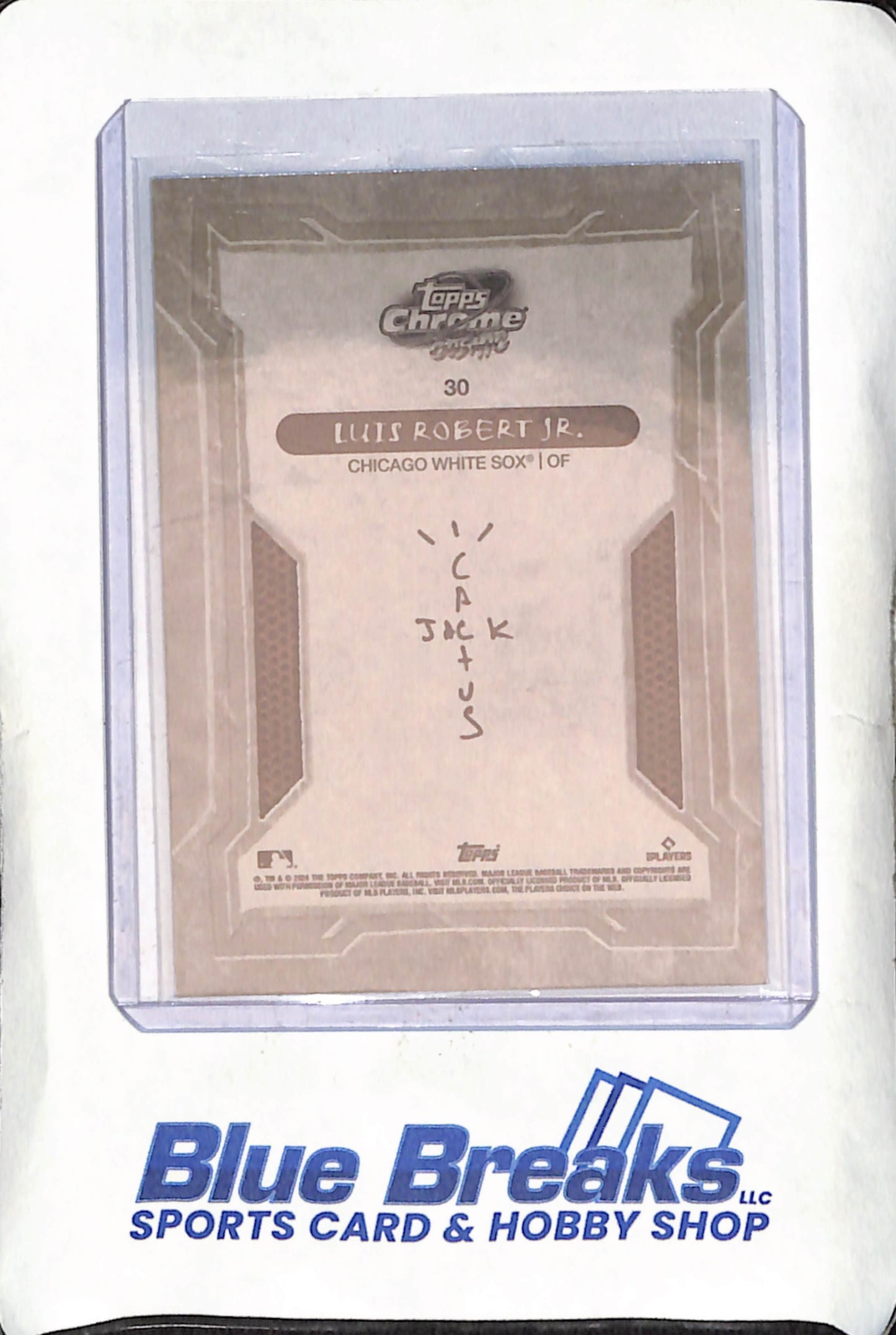 2024 Topps Chrome Cosmic Cactus Jack - Luis Robert Jr - Chicago White Sox - Baseball - #30