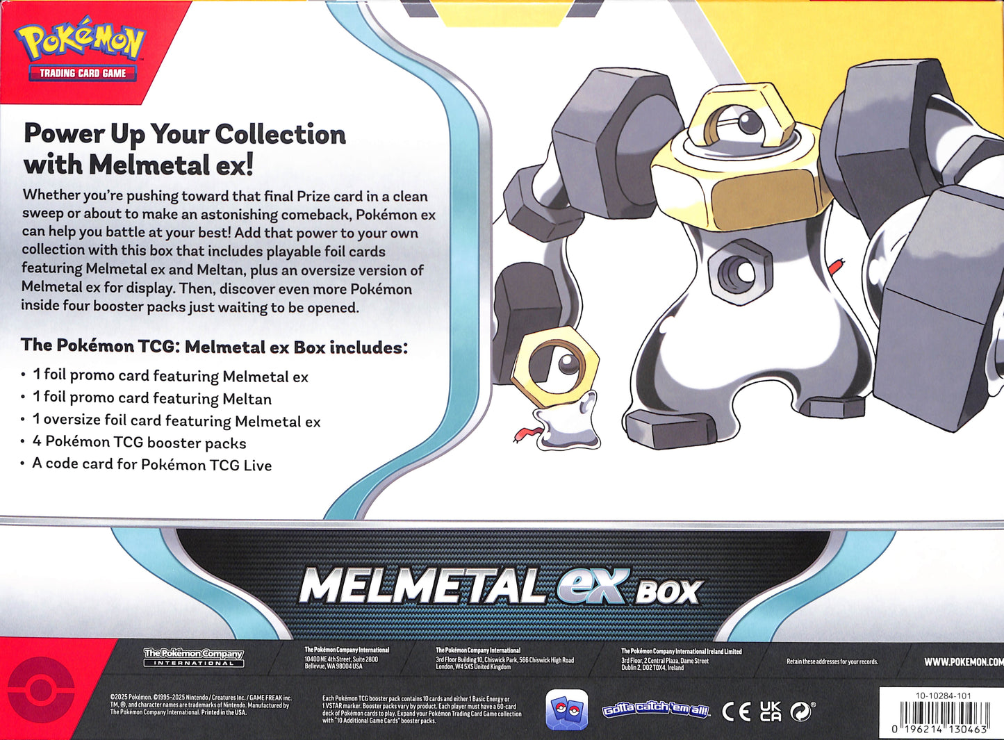 2025 Pokemon - Melmetal ex Box - Sealed Wax