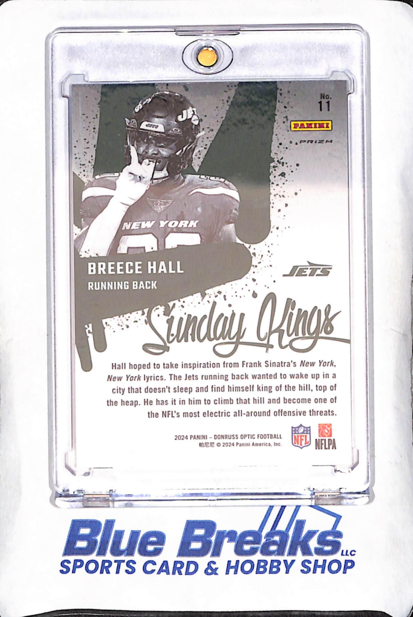 2024 Panini Donruss Optic - Breece Hall - Sunday Kings - New York Jets - Football - #11