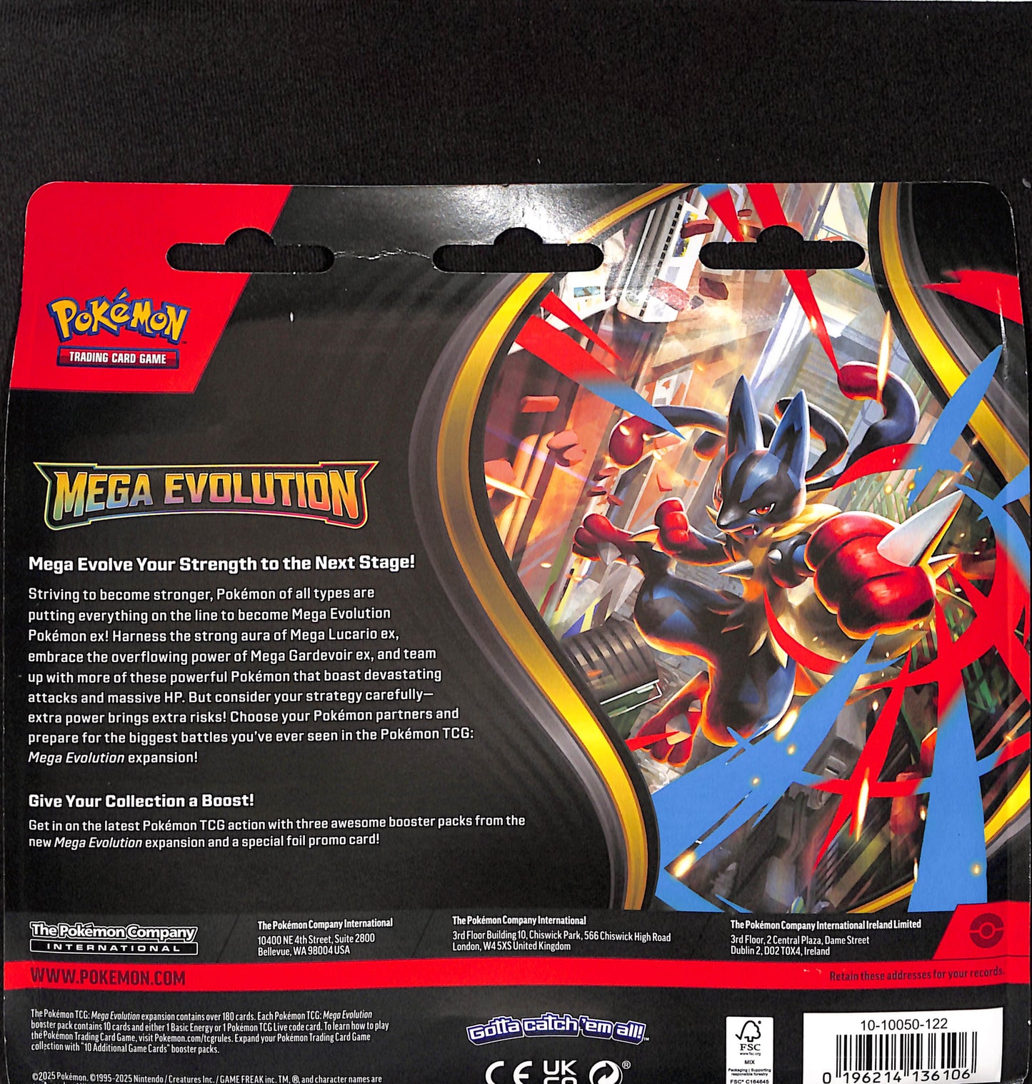 2025 Pokemon Mega Evolution 3 Pack Blister (Psyduck) - Sealed Wax