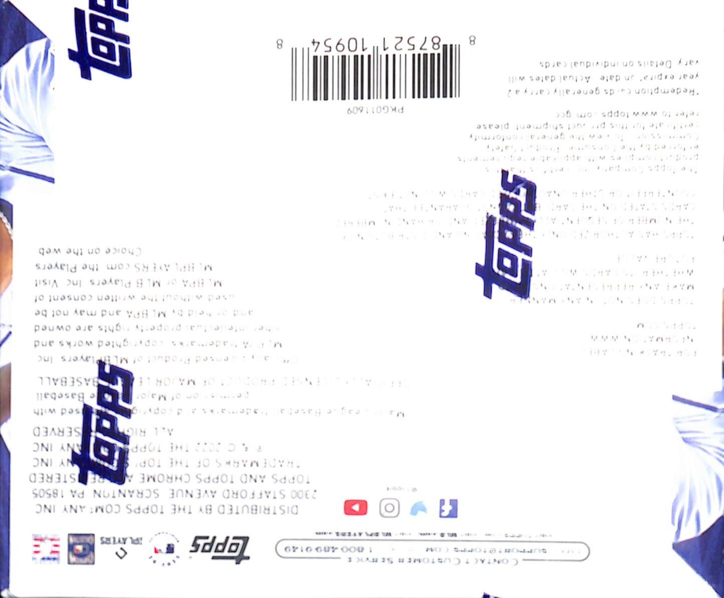 2022 Topps Chrome Baseball Jumbo Box - Sealed Wax