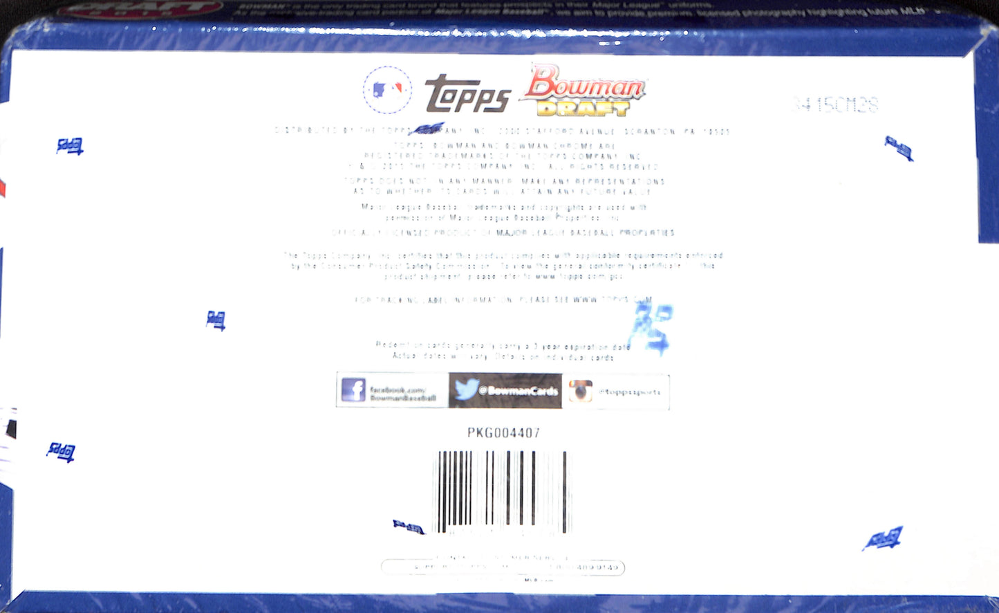 2015 Bowman Draft Baseball Super Jumbo Box - Sealed Wax