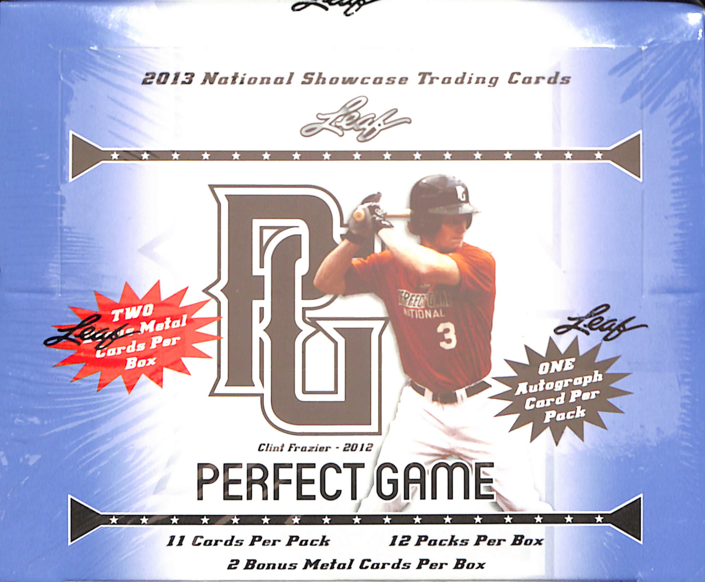 2013 Leaf Perfect Game Baseball Hobby Box - Sealed Wax