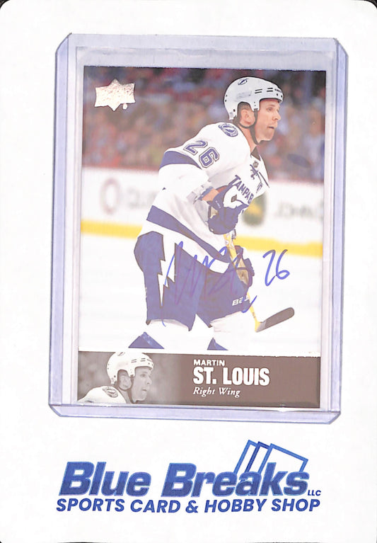 2020-21 SP Signature Edition Legends '97 Signatures Martin St Louis Auto HOF - Ice Hockey - Tampa Bay Lighting - # AL-197