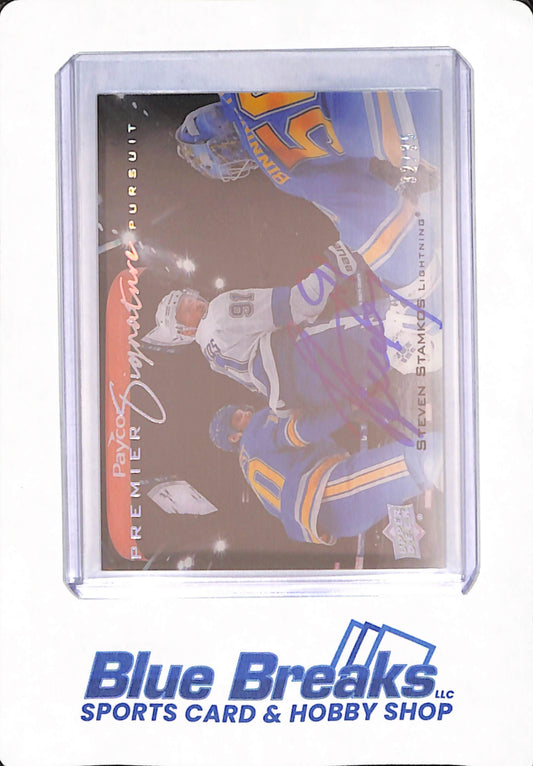 2020-21 Upper Deck - Steven Stamkos - Premier Signature Pursuit - Ice Hockey - Tampa Bay Lightning - # SP-SS - Autographed