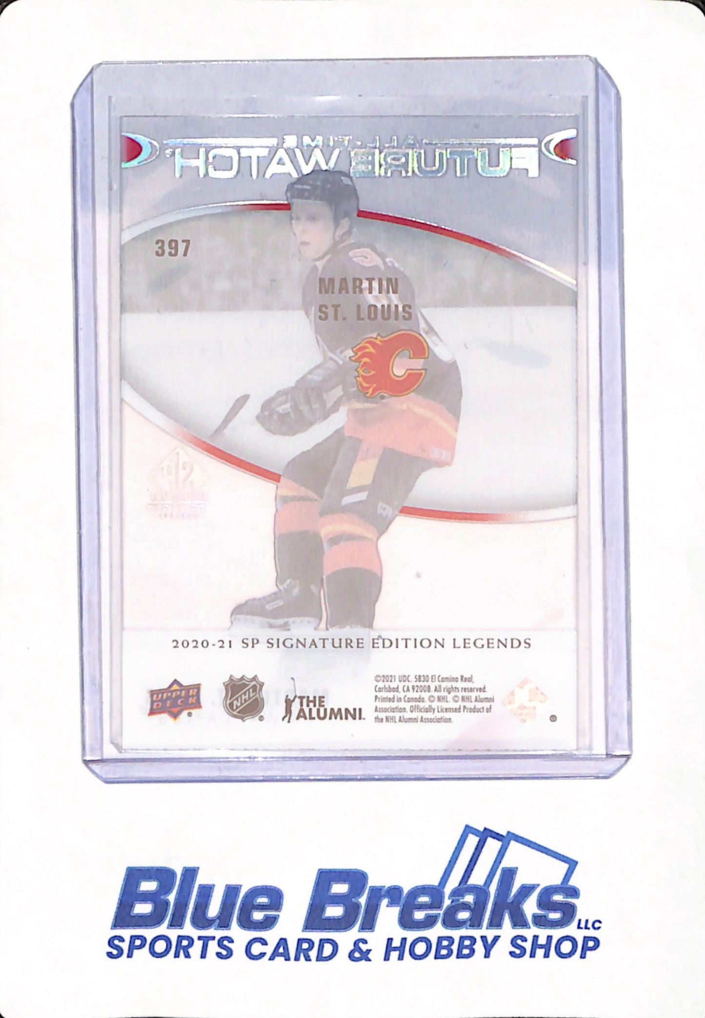 2021 - SP All Star Future Watch - Martin St Louis - Ice Hockey - Tampa Bay Lightning - # 397 - Calgary Flames - Acetate