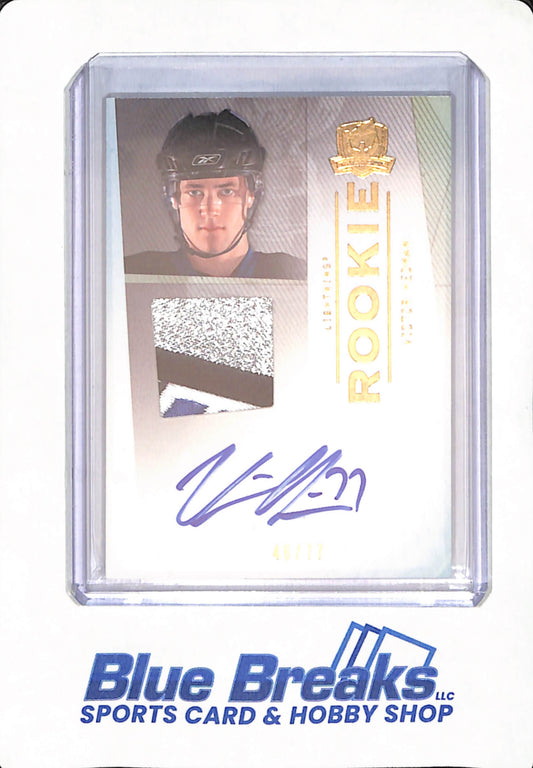 2009-10 Upper Deck - The Cup - Victor Hedman - Ice Hockey - Tampa Bay Lightning - # 124 - Relic - Autographed - Rookie - 46/77