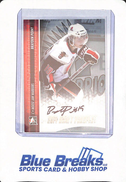 2013 - In the Game - Canada Hockey League - Brayden Point - Ice Hockey - Tampa Bay Lightning - Moose Warriors - 2014 Draft Prospect - Autographed