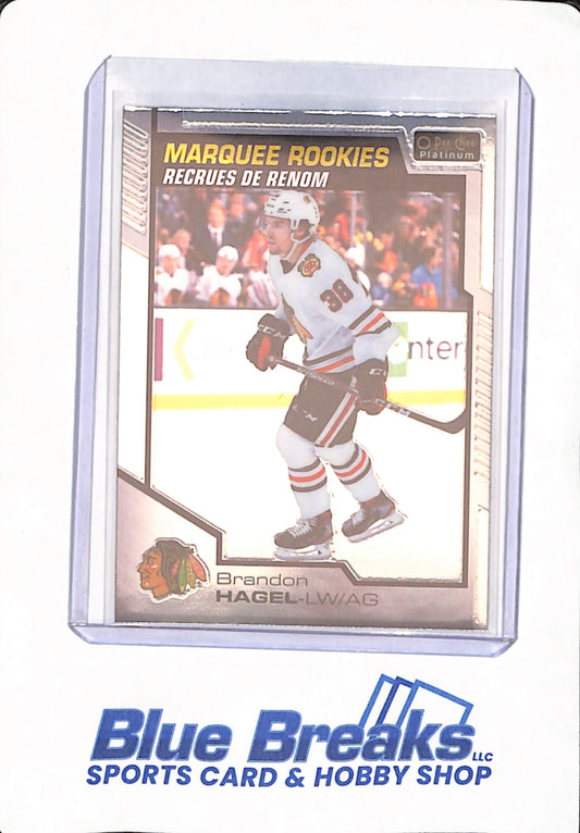 2020-21 O Pee Chee - Brandon Hagel - Marquee Rookies - Ice Hockey - Chicago Blackhawks - # 183