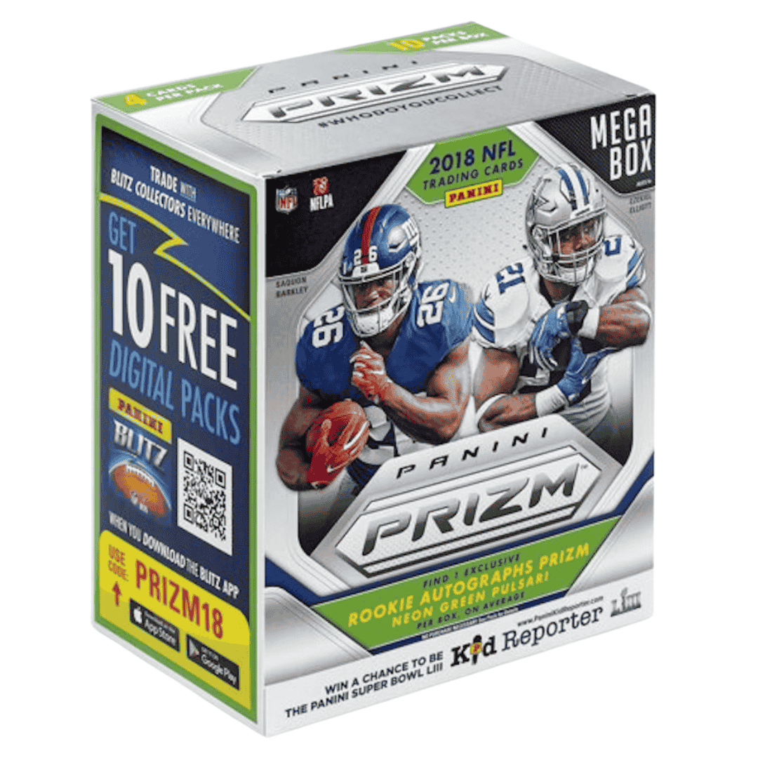 2018 Panini Prizm Football mega Box - Sealed Wax