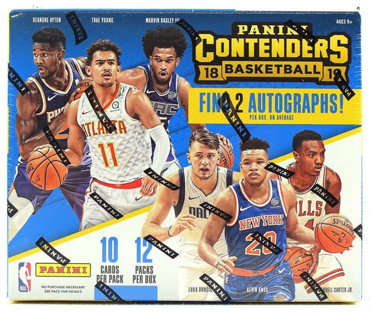 2018/19 PANINI CONTENDERS BASKETBALL HOBBY BOX - Sealed Wax