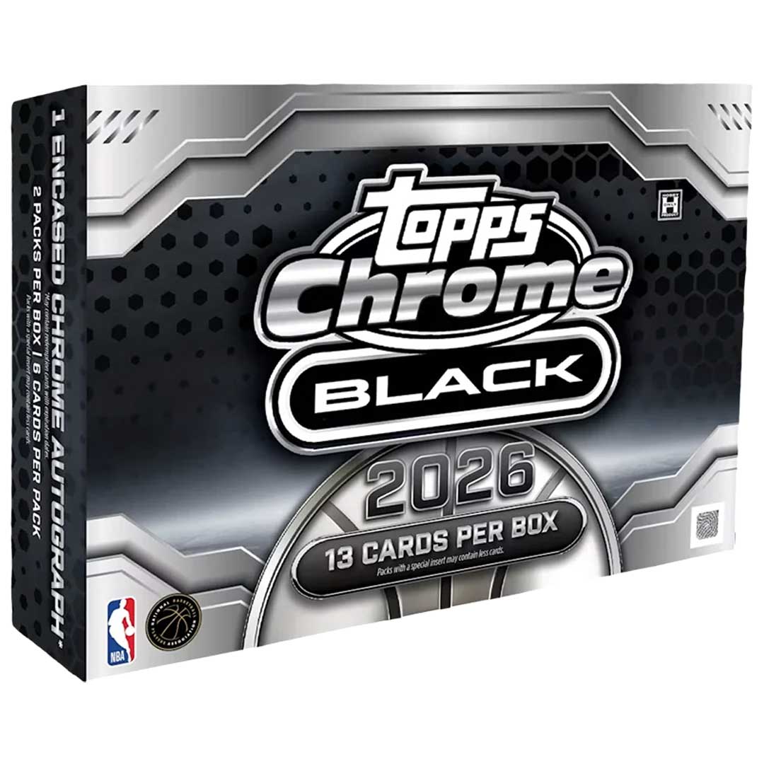 2025-26 Topps Chrome Black Basketball Hobby Box - Sealed Wax