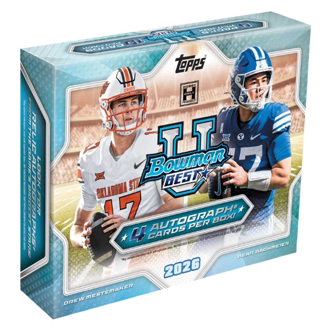 2026 Bowman's Best University Football Hobby Box - Sealed Wax