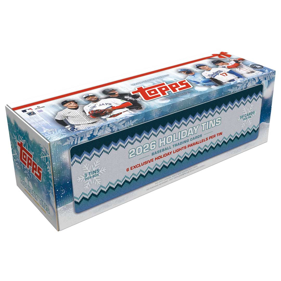 2026 Topps Holiday Baseball 3 Tin Box - Sealed Box