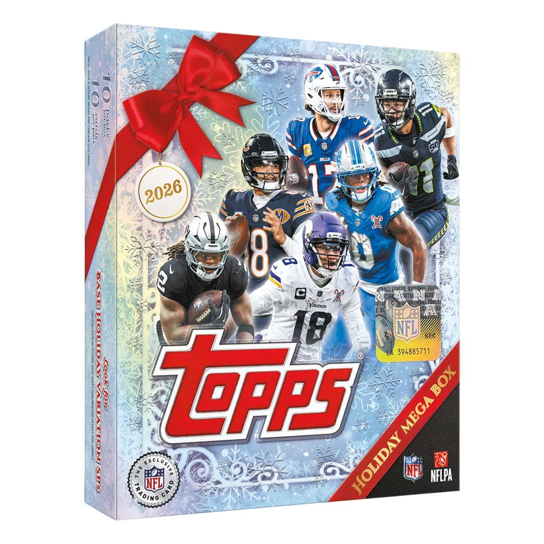 2026 Topps Holiday Football Mega Box - Sealed Wax