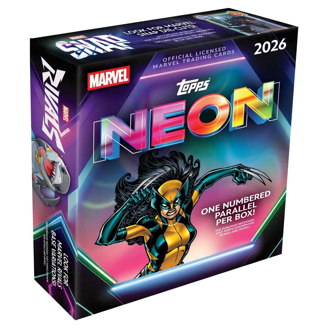2026 Topps Marvel Neon Mega Box - Sealed Wax