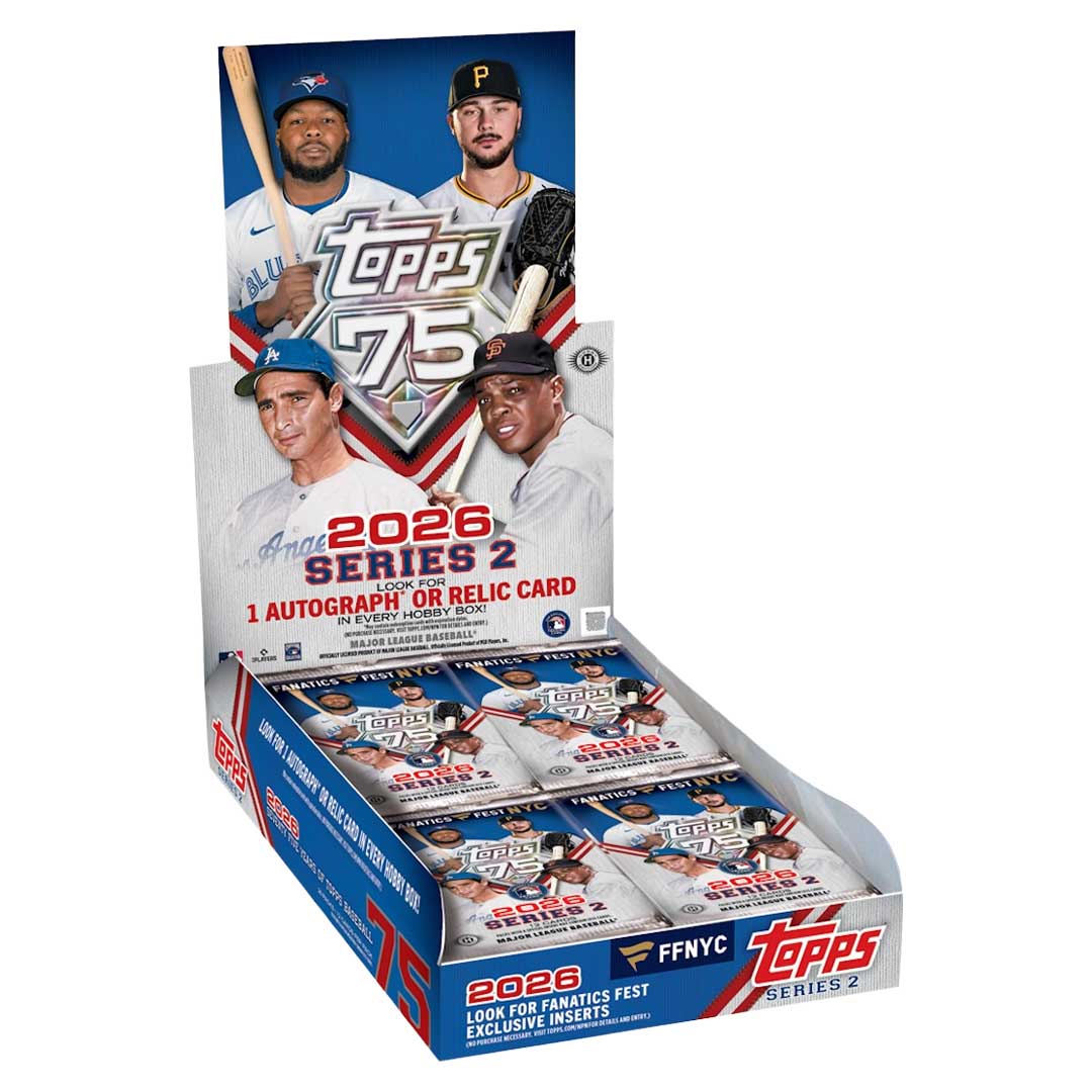2026 Topps Series 2 Baseball Fanatics Fest NYC Edition Hobby Box (Fanatics Fest Refractors) - Sealed Wax
