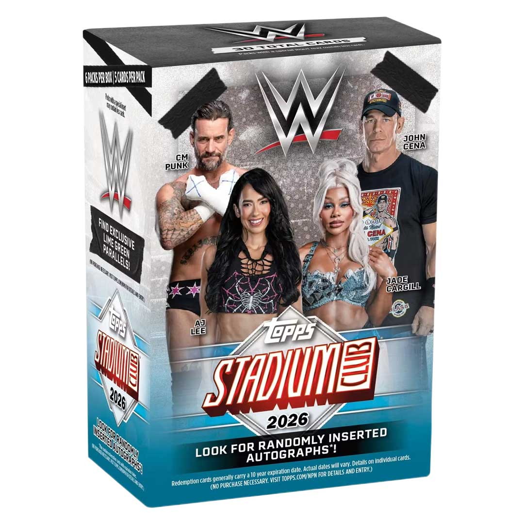 2026 Topps Stadium Club WWE Wrestling Blaster Box - Sealed Wax
