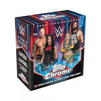 2026 Topps Chrome WWE Wrestling Mega Box - Sealed Wax