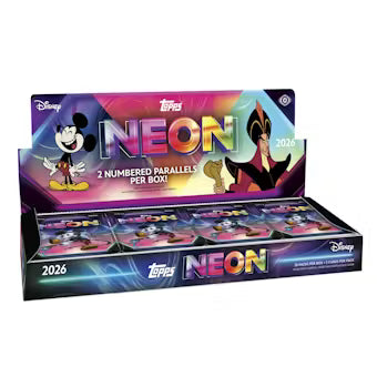2026 Topps Disney Neon Hobby Box - Sealed Wax