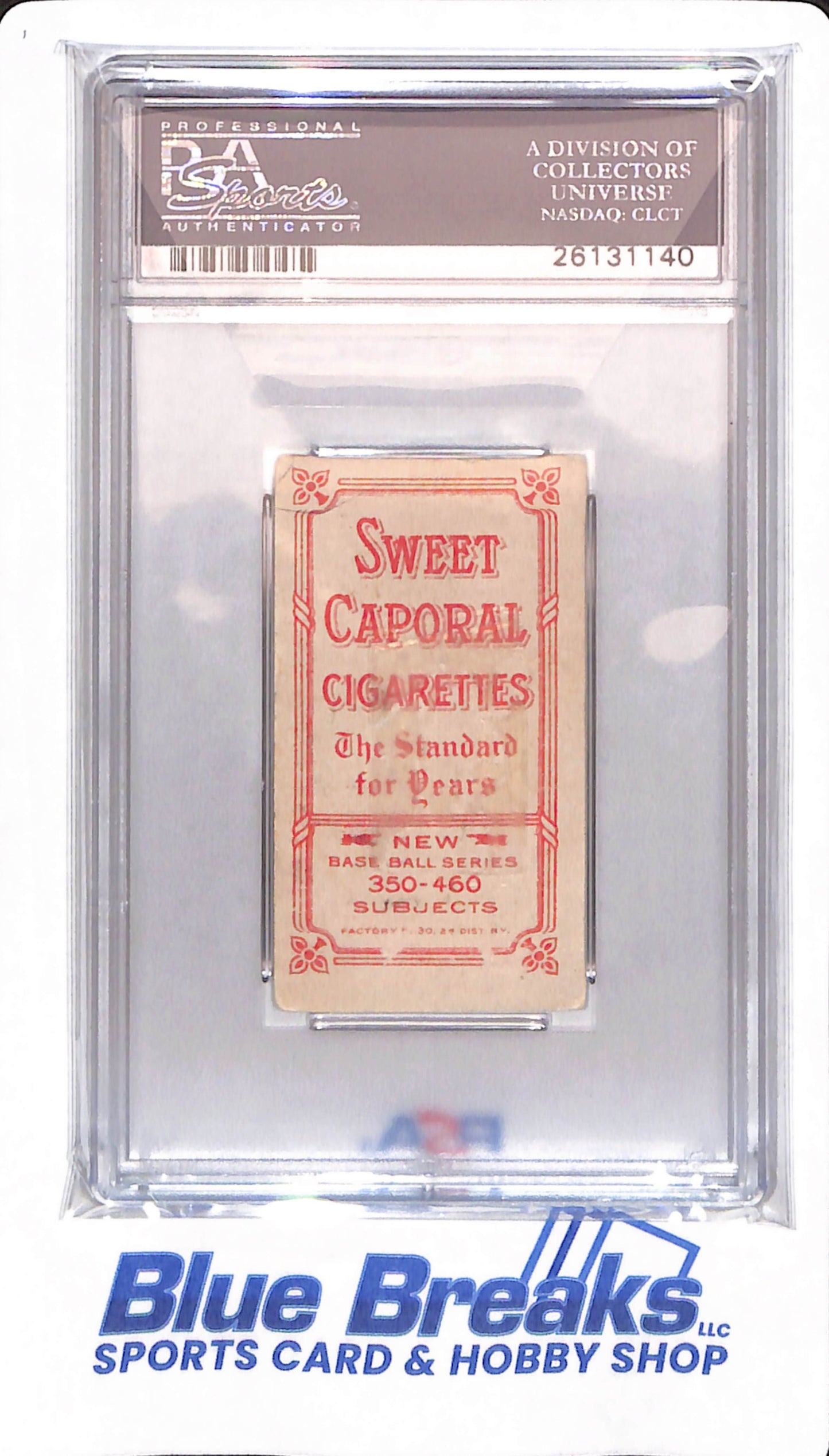 T206 - Sweet Caporal 350 - 460/30 - Frank Chance - PSA 2 - Baseball - Chicago Cubs - Batting