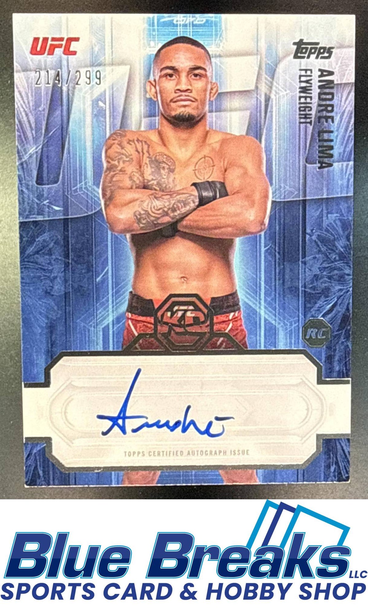 2026 Topps Knockout UFC Auto Andre Lima 214/299 #KOA-ALA RC