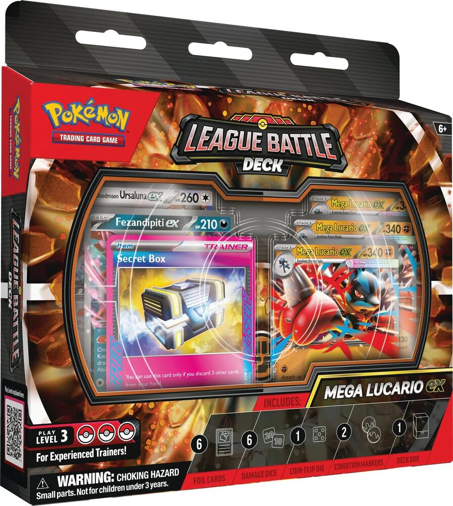 Pokemon - Mega Lucario ex - League Battle Deck - Sealed Wax