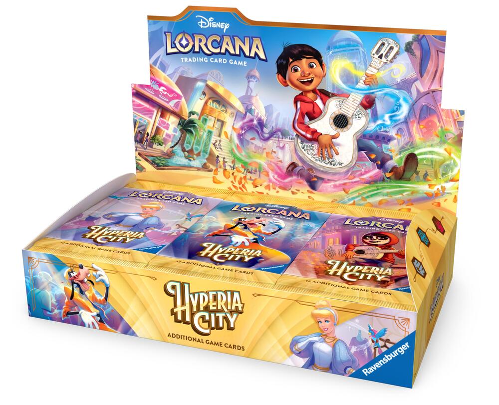 Disney Lorcana: Hyperia City Booster Box - Hyperia City (14) - Sealed Wax