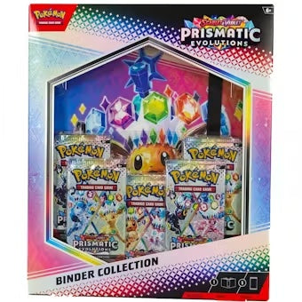 Pokemon Scarlet & Violet: Prismatic Evolutions Binder Collection Box - Sealed Wax