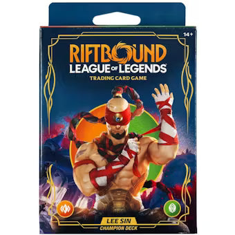 Riftbound League of Legends Origins Champion Lee Sin Deck - Sealed Wax