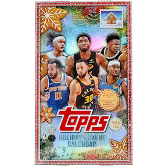 2025/26 Topps Holiday Basketball Advent Calendar - Sealed Wax