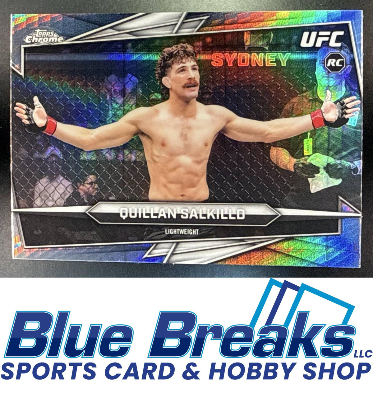2026 Topps Chrome UFC Geometric Refractor Quillan Salkilld #57 RC