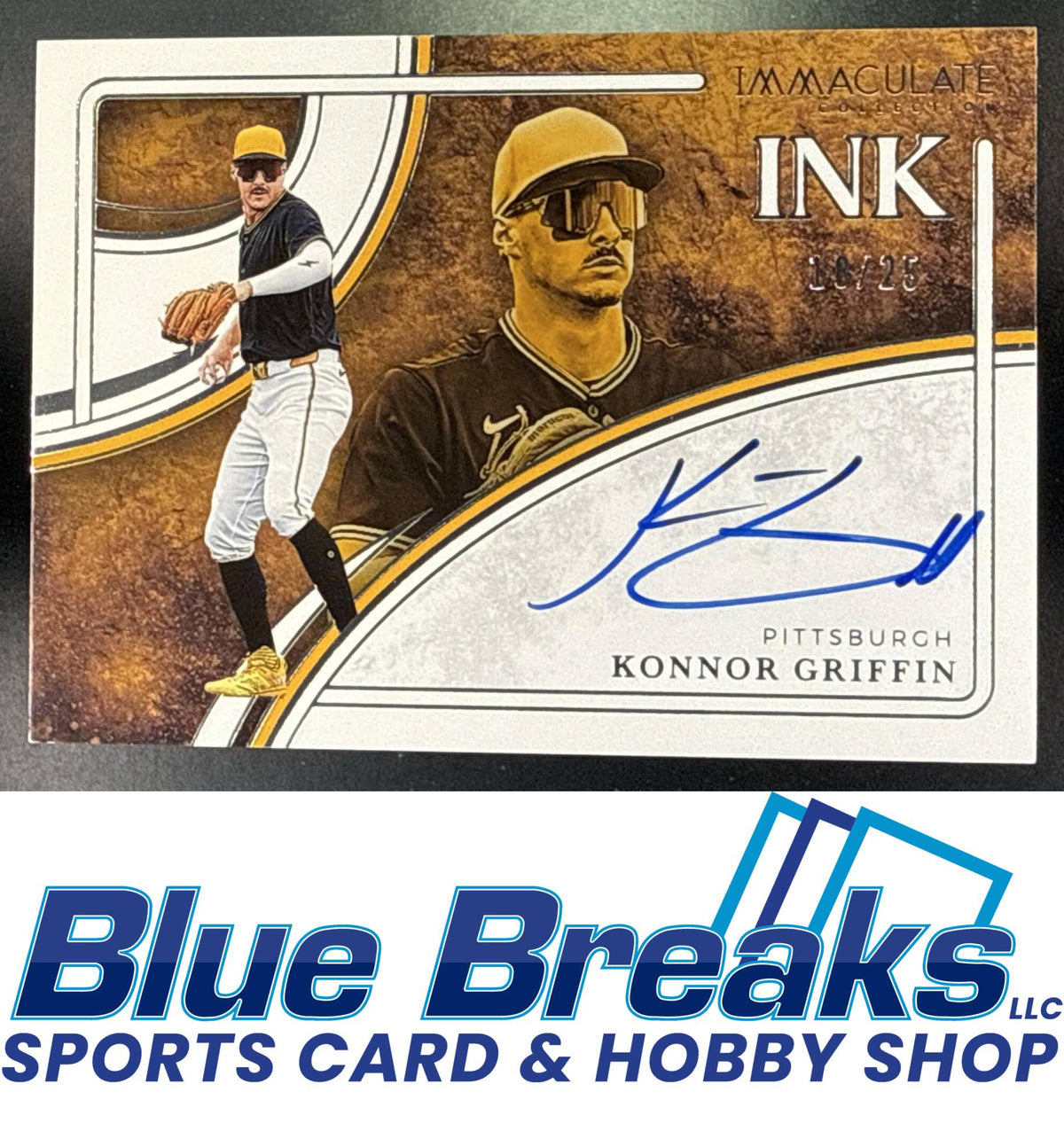 2026 Panini Immaculate Collection Ink Auto Konnor Griffin 18/25 #II-KG RC Pittsburgh Pirates