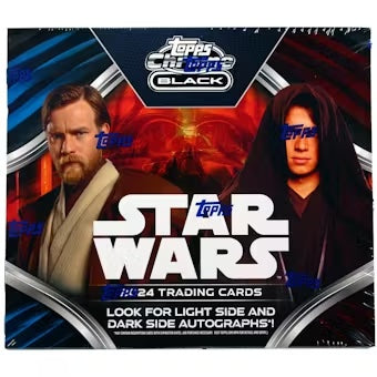 Star Wars Chrome Black Hobby Box (Topps 2024) - Sealed Wax
