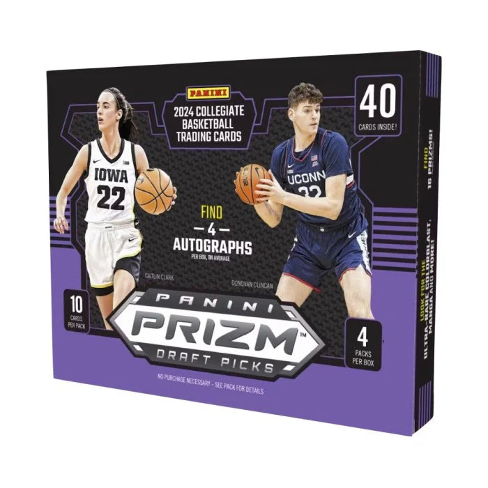 2024 PANINI PRIZM COLLEGIATE DRAFT PICKS BASKETBALL HOBBY BOX - Sealed Wax