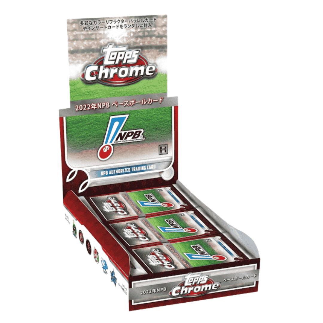 2022 Topps Chrome NPB Japan Baseball League Hobby Box - Sealed Wax