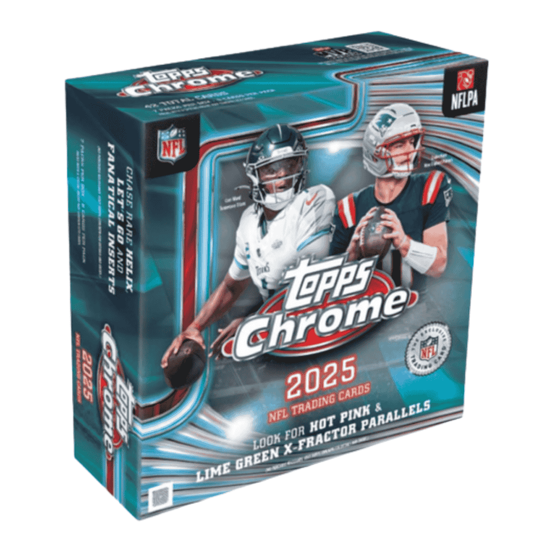 2025 Topps Chrome Football Mega Box - Sealed Wax