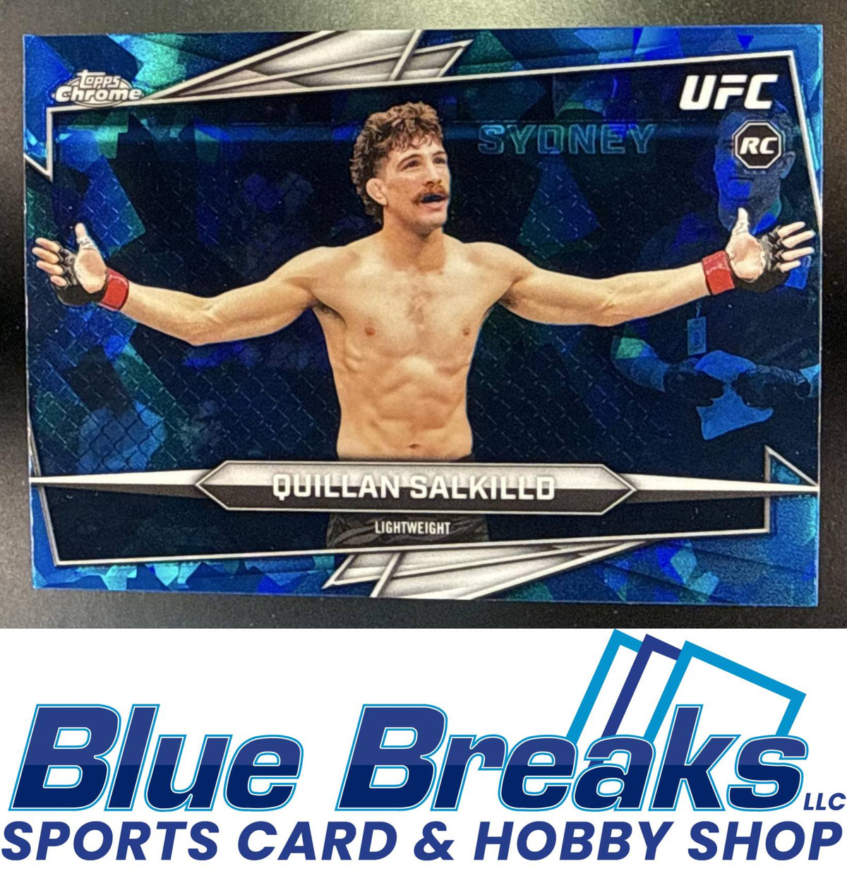 2026 Topps Chrome Sapphire UFC Quillan Salkilld #57 RC