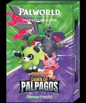 PalWorld - Dawn of Palpagos Green Purple Japanese Trial Deck - Sealed Wax