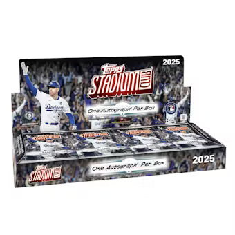 2025 Topps Stadium Club Baseball Hobby Box (Presell)