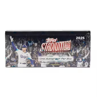 2025 Topps Stadium Club Baseball Hobby Box - Sealed Wax