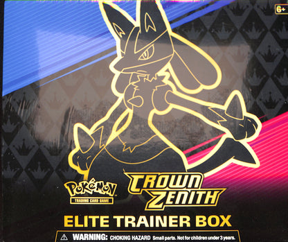 Crown Zenith Elite Trainer Box - Crown Zenith - Pokemon - Sealed Wax